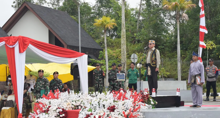 Semarak HUT ke-80 RI di PLBN Badau Simbol Nasionalisme di Gerbang Perbatasan